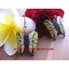 Butterfly Wood Earrings